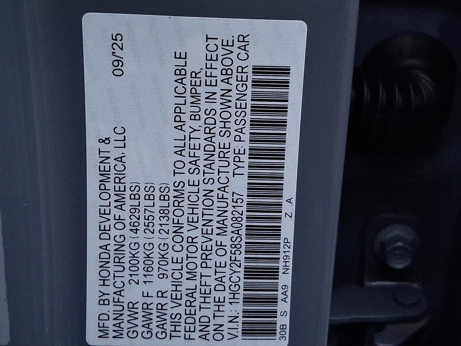 2025 Honda Accord Hybrid Sport Sedan