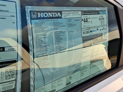 2025 Honda Accord Hybrid Sport Sedan