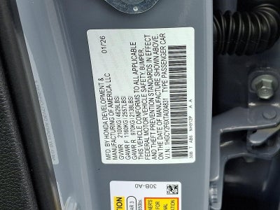 2026 Honda Accord Hybrid EX-L Sedan