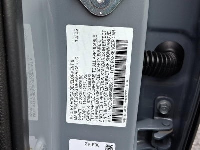 2025 Honda Accord Hybrid Touring Sedan