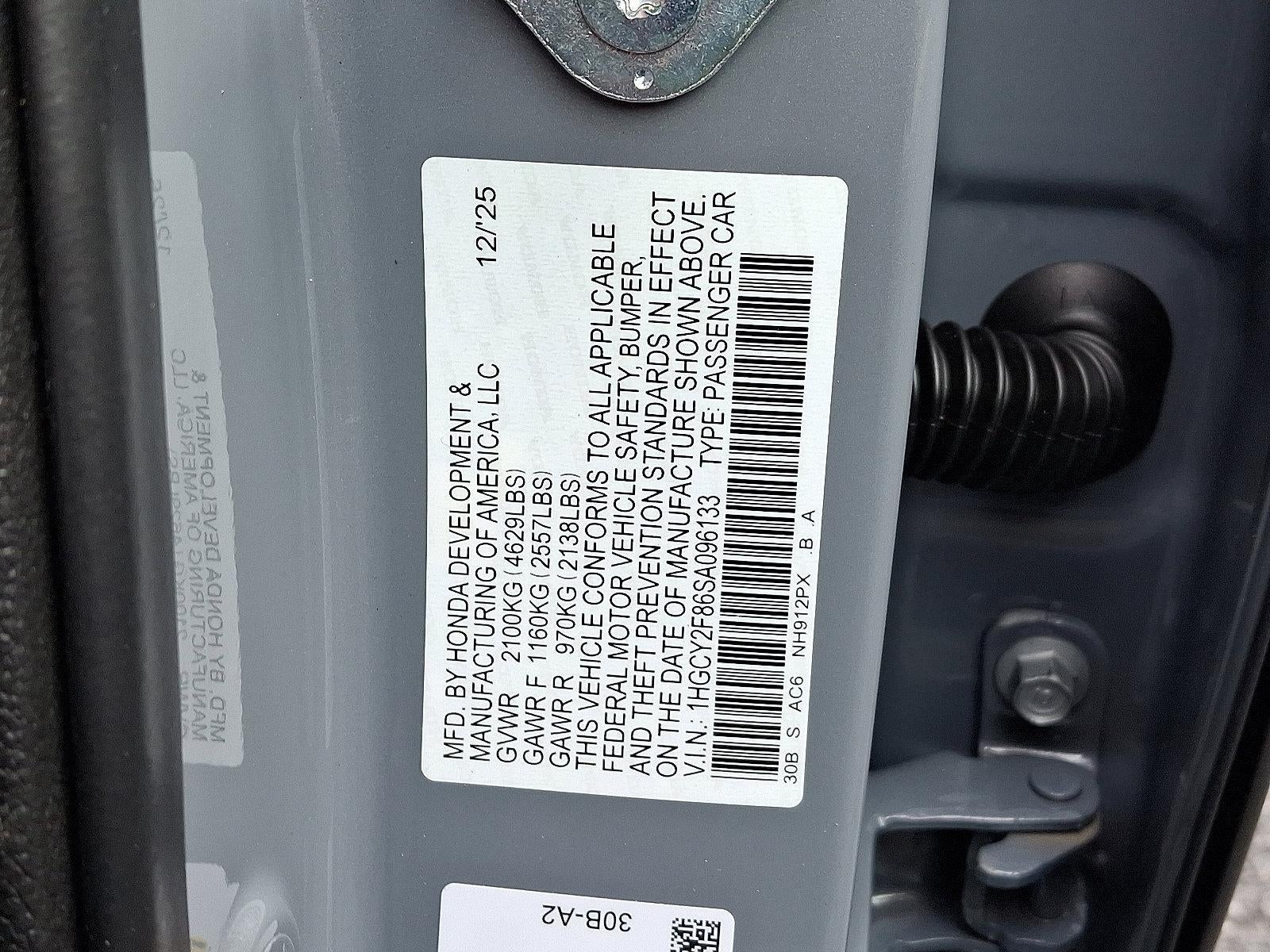 2025 Honda Accord Hybrid Touring Sedan