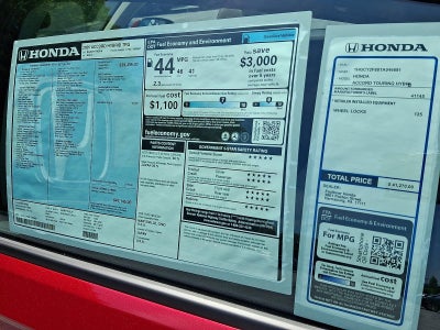 2026 Honda Accord Hybrid Touring Sedan