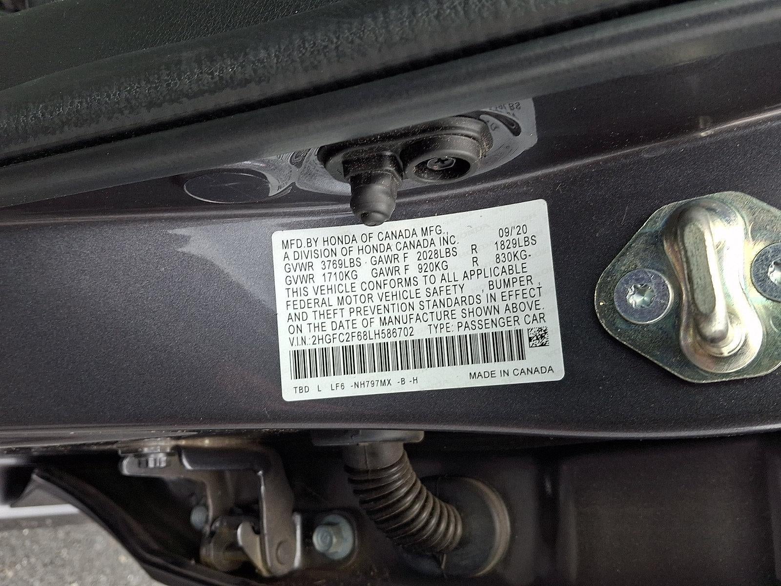 2020 Honda Civic Sedan LX CVT