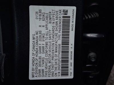 2026 Honda Civic Sedan LX CVT