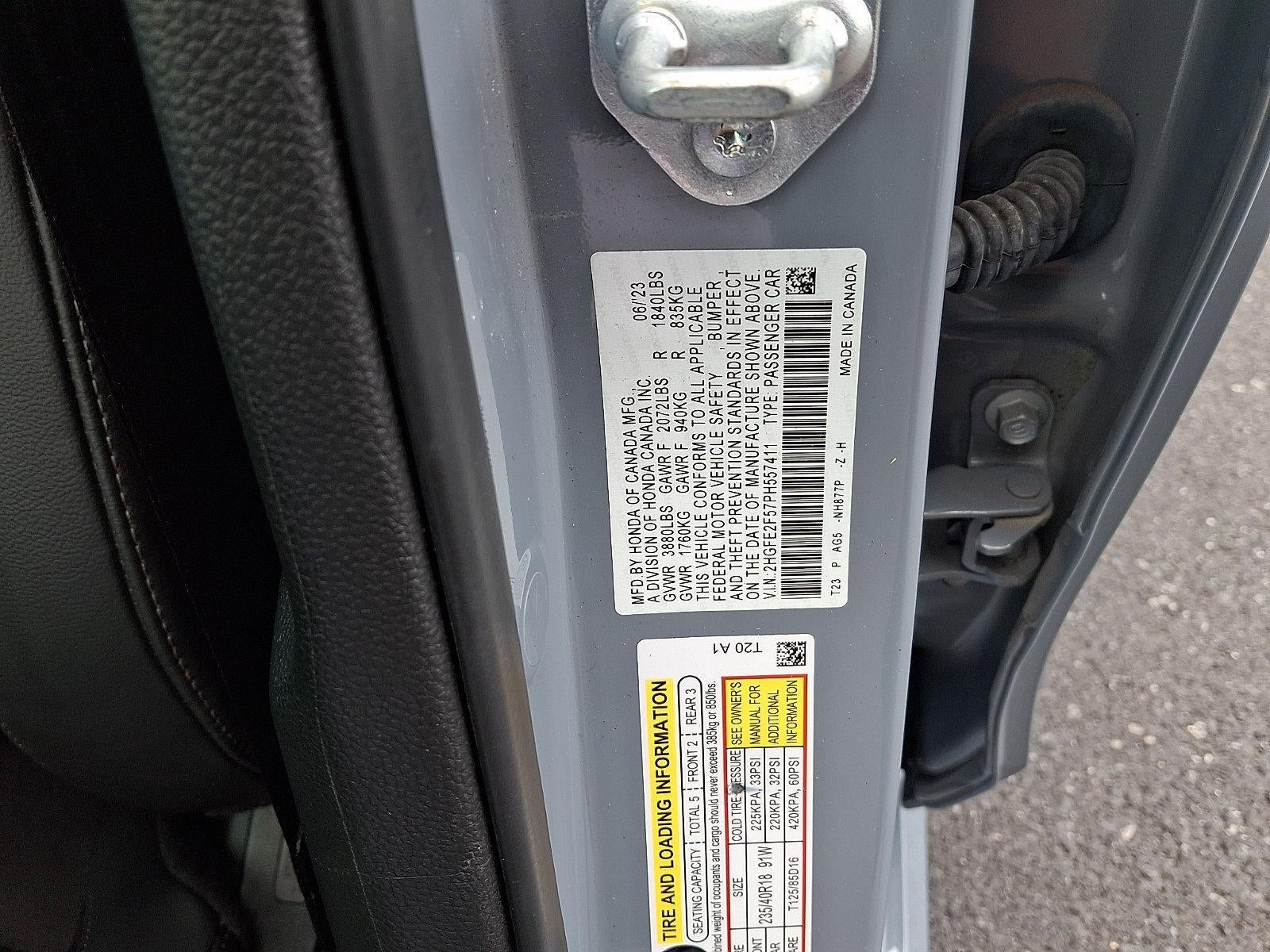 2023 Honda Civic Sedan Sport CVT