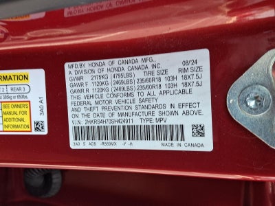 2025 Honda CR-V EX-L AWD