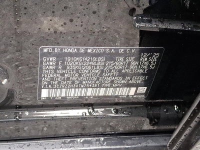 2026 Honda HR-V LX AWD CVT