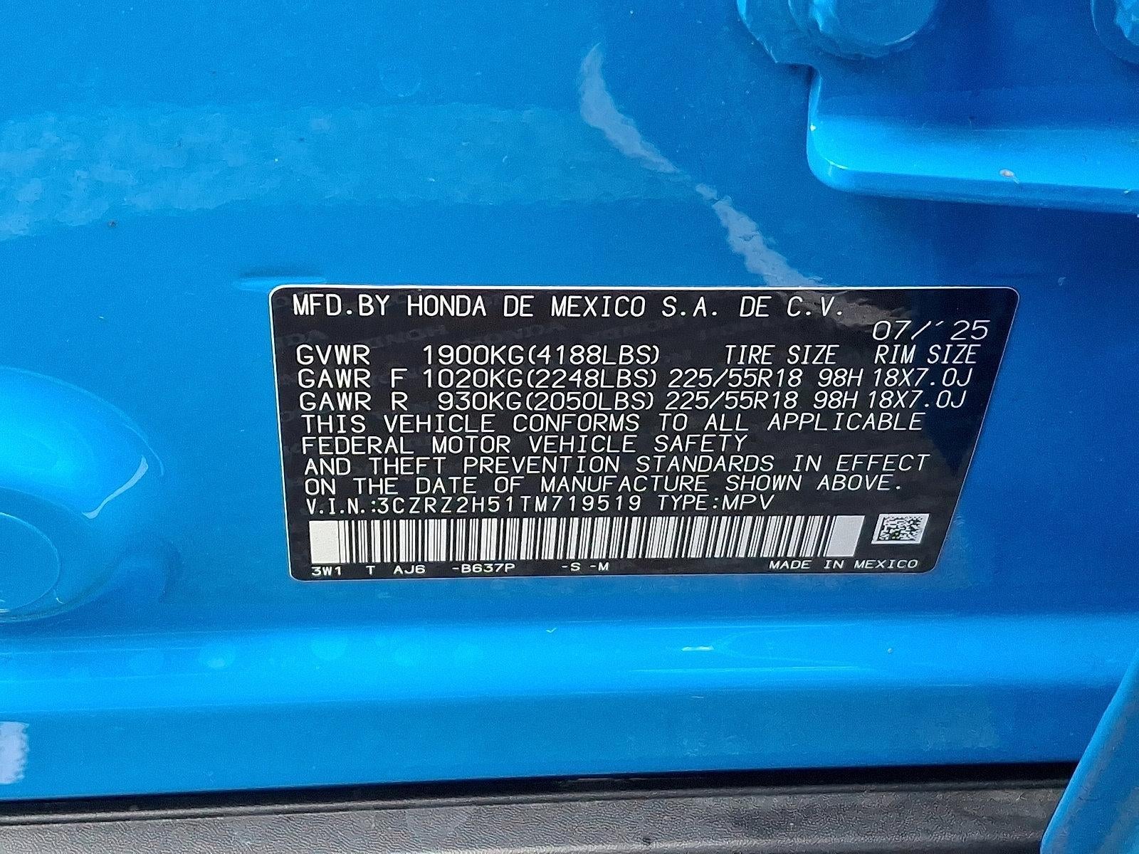 2026 Honda HR-V Sport AWD CVT