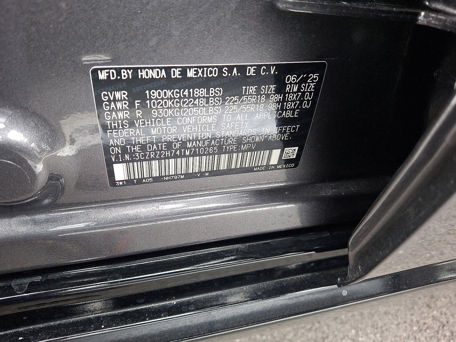 2026 Honda HR-V EX-L AWD CVT