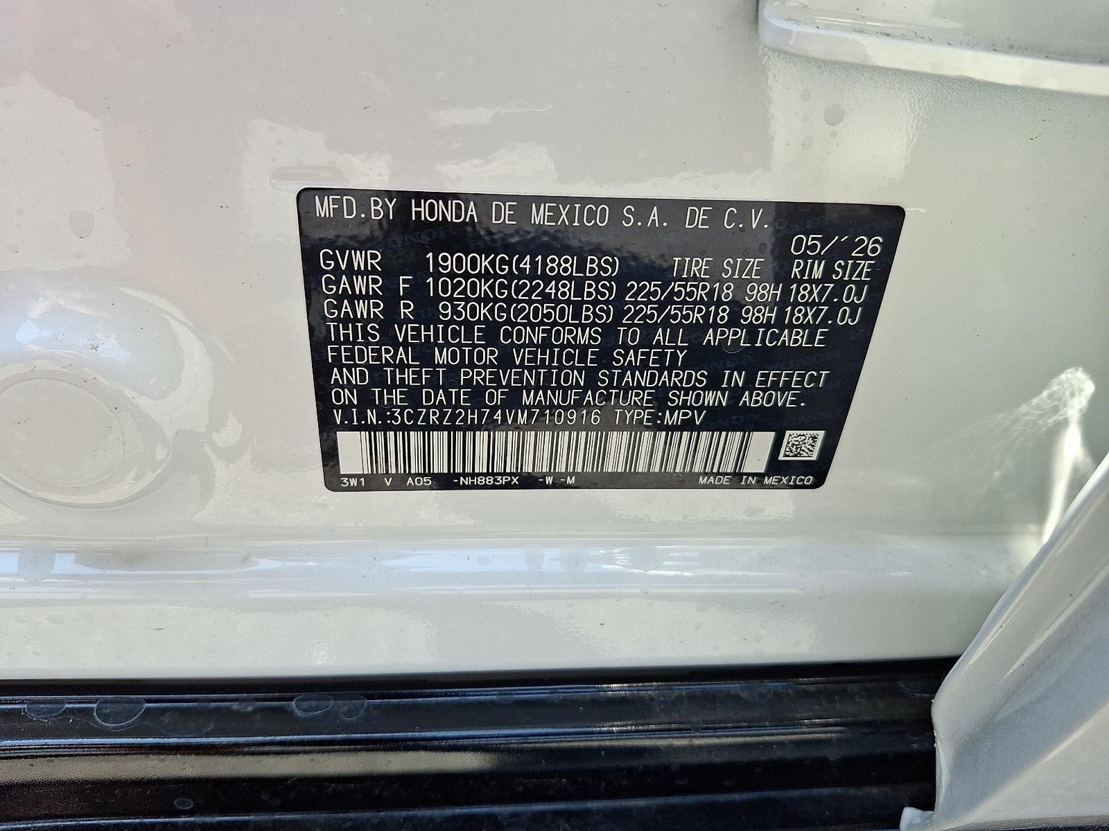 2027 Honda HR-V EX-L AWD CVT