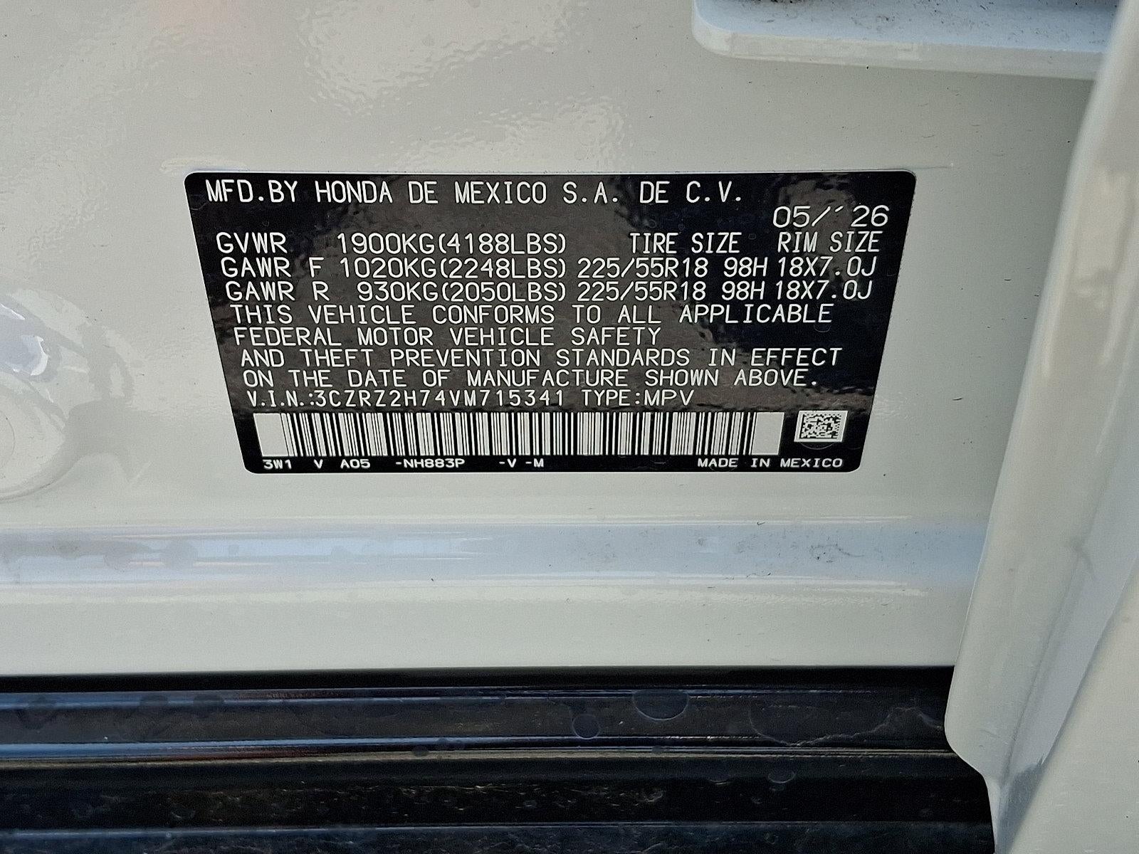 2027 Honda HR-V EX-L AWD CVT