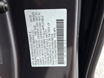 2026 Honda Odyssey EX-L Auto