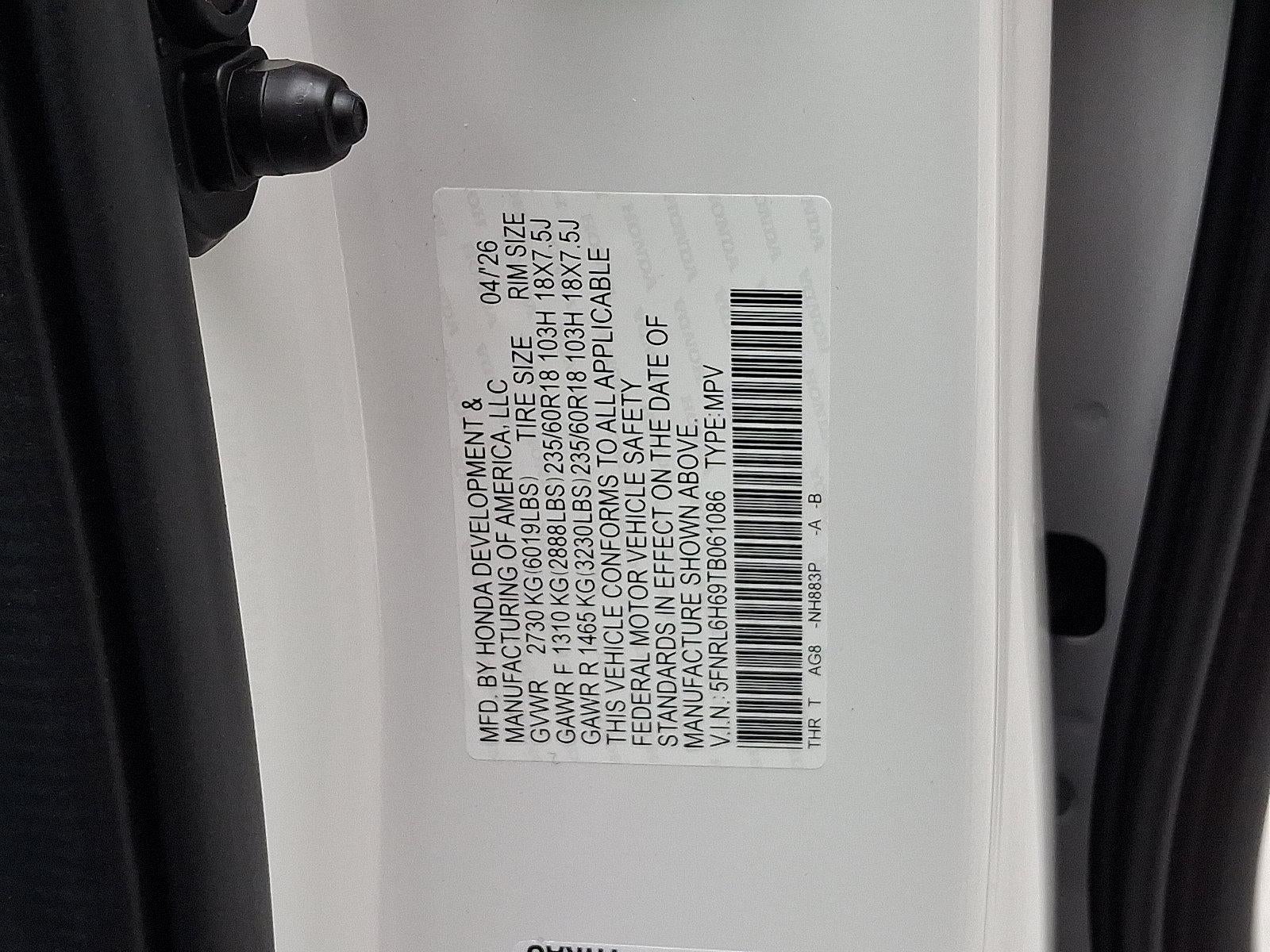 2026 Honda Odyssey EX-L Auto