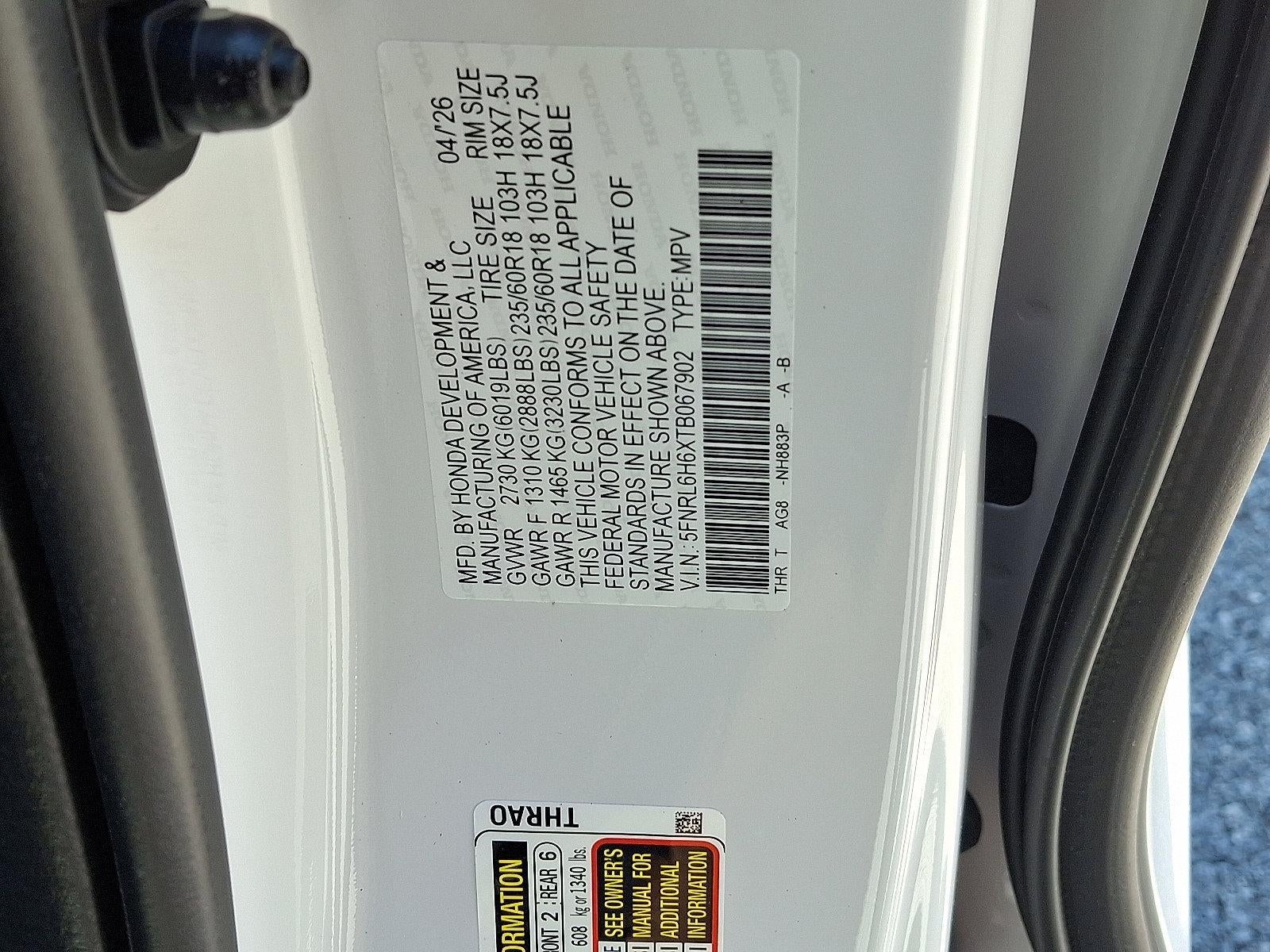 2026 Honda Odyssey EX-L Auto