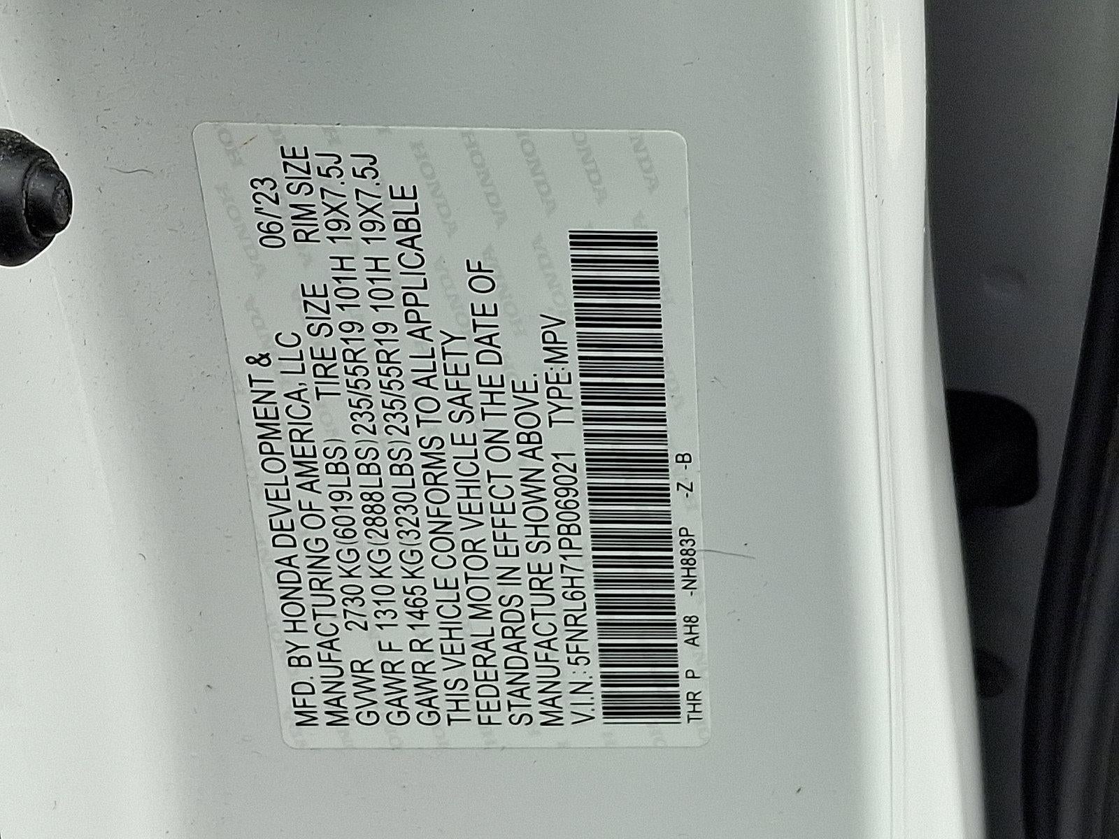 2023 Honda Odyssey Sport Auto