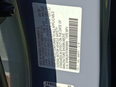 2026 Honda Odyssey Sport-L Auto