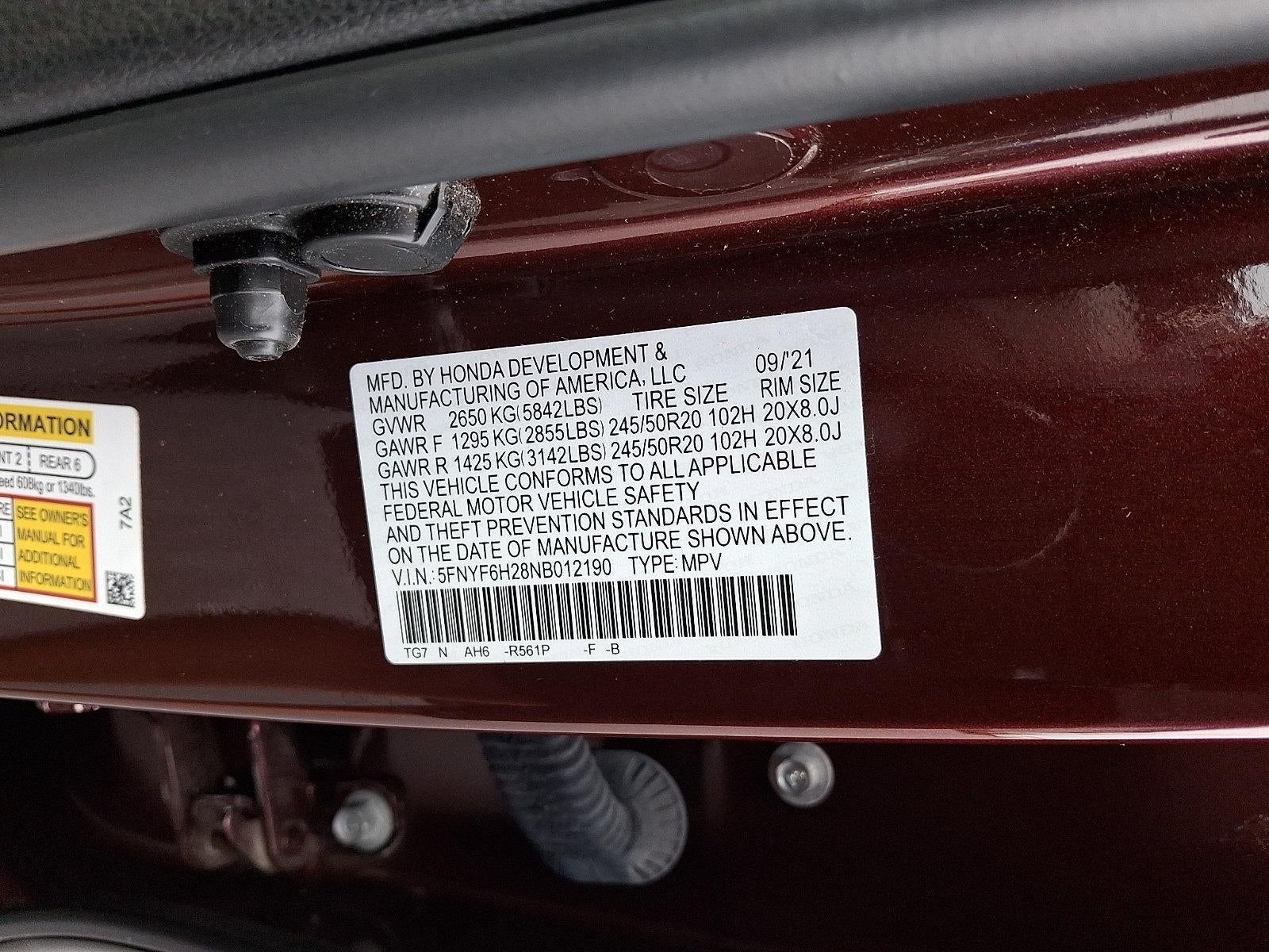 2022 Honda Pilot Special Edition AWD