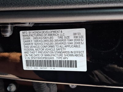 2023 Honda Passport EX-L AWD