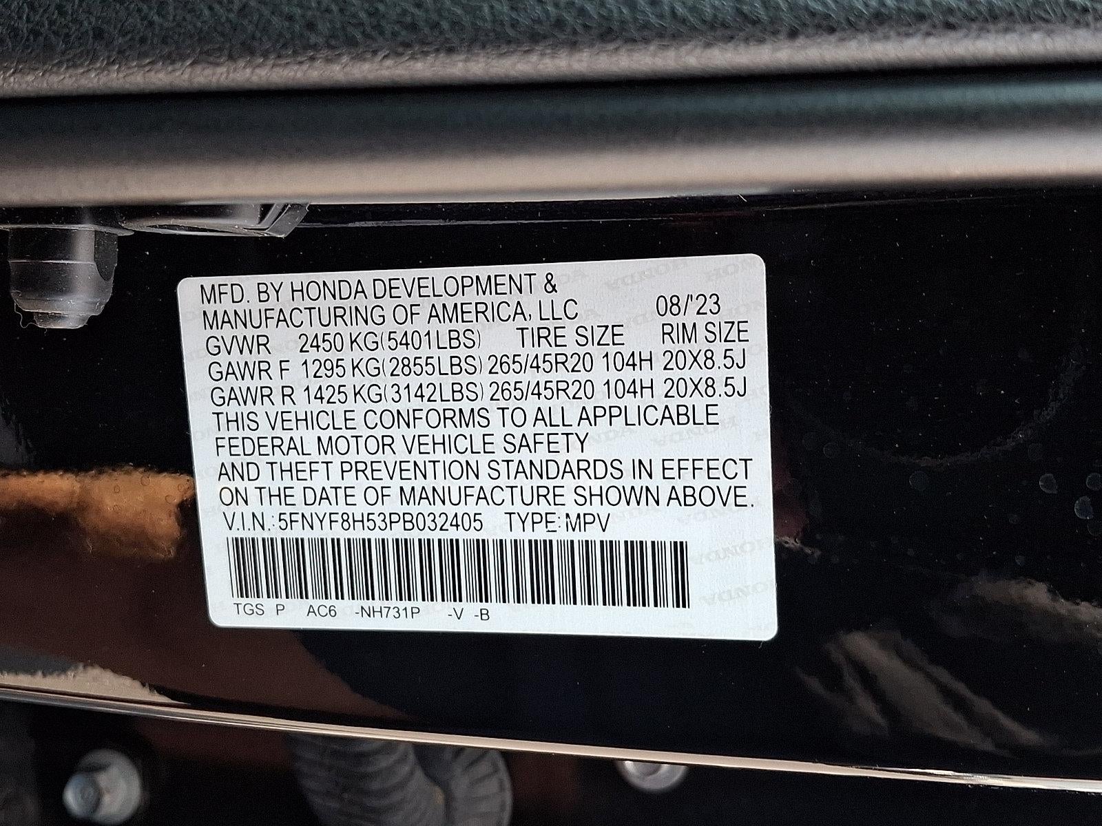 2023 Honda Passport EX-L AWD
