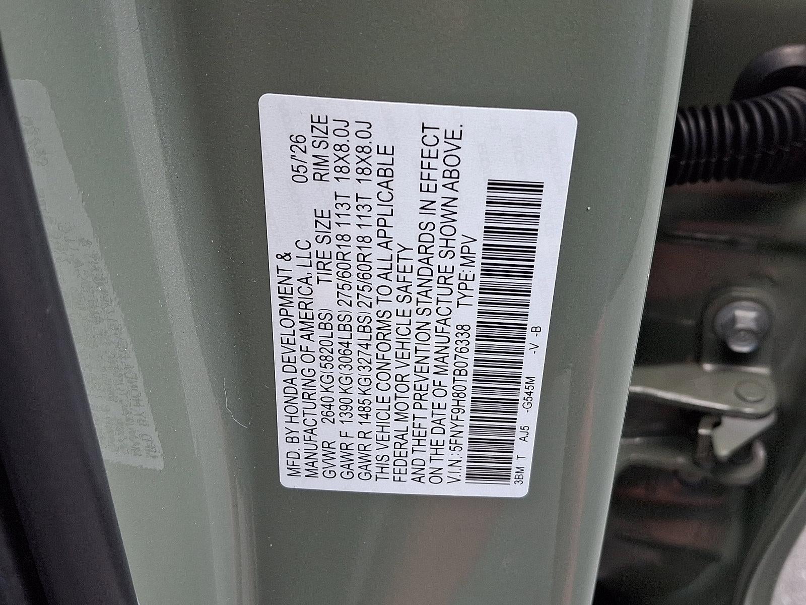 2026 Honda Passport TrailSport Elite AWD