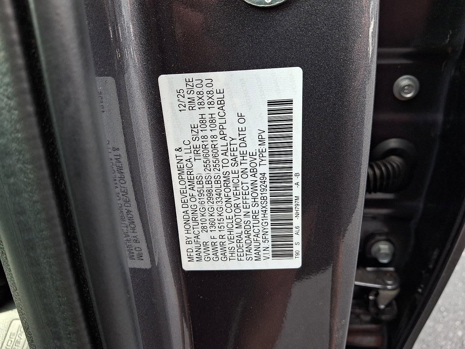2025 Honda Pilot EX-L AWD