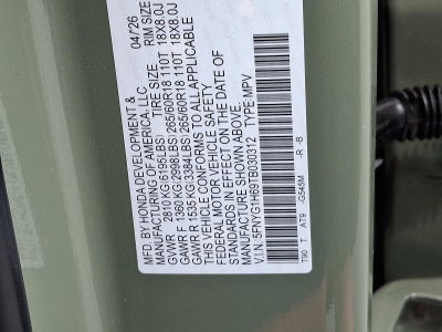 2026 Honda Pilot TrailSport AWD