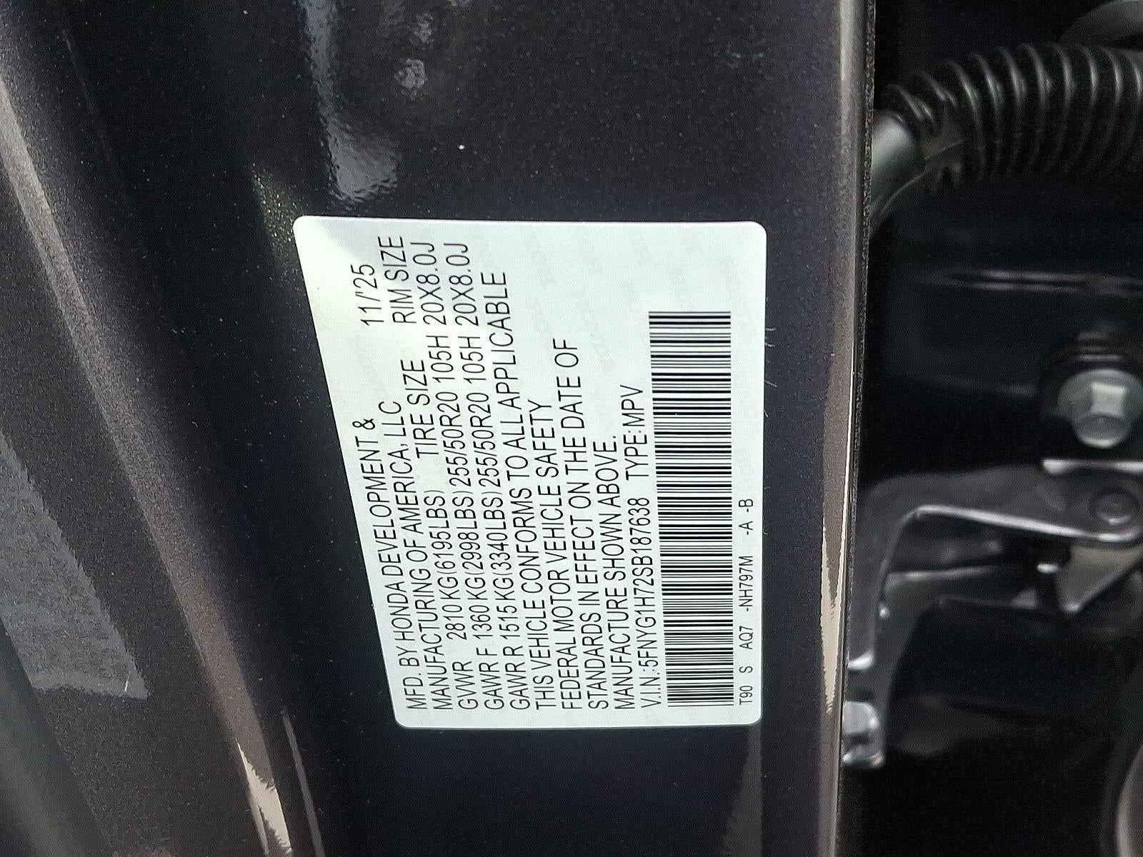 2025 Honda Pilot Touring AWD