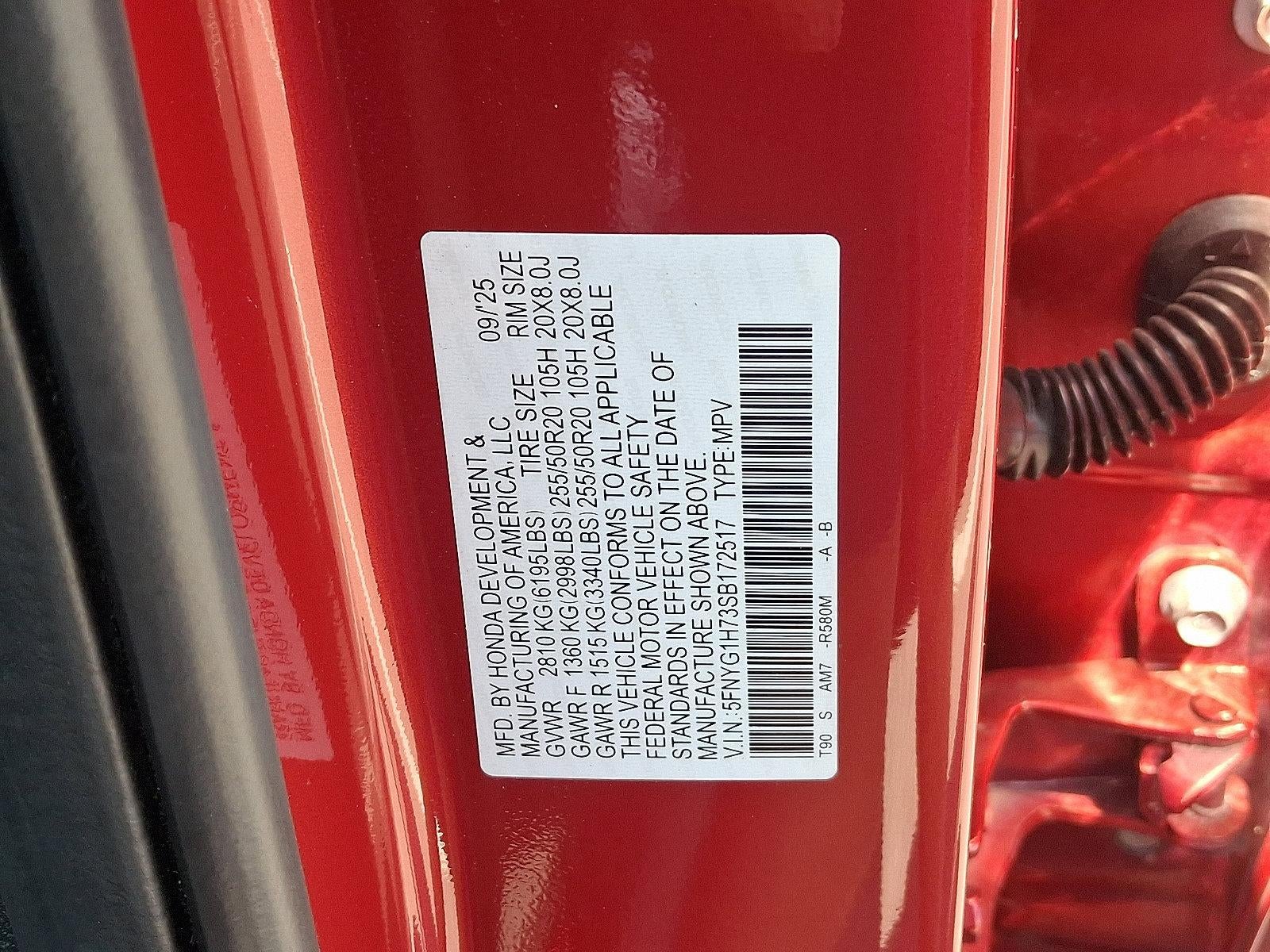 2025 Honda Pilot Touring AWD