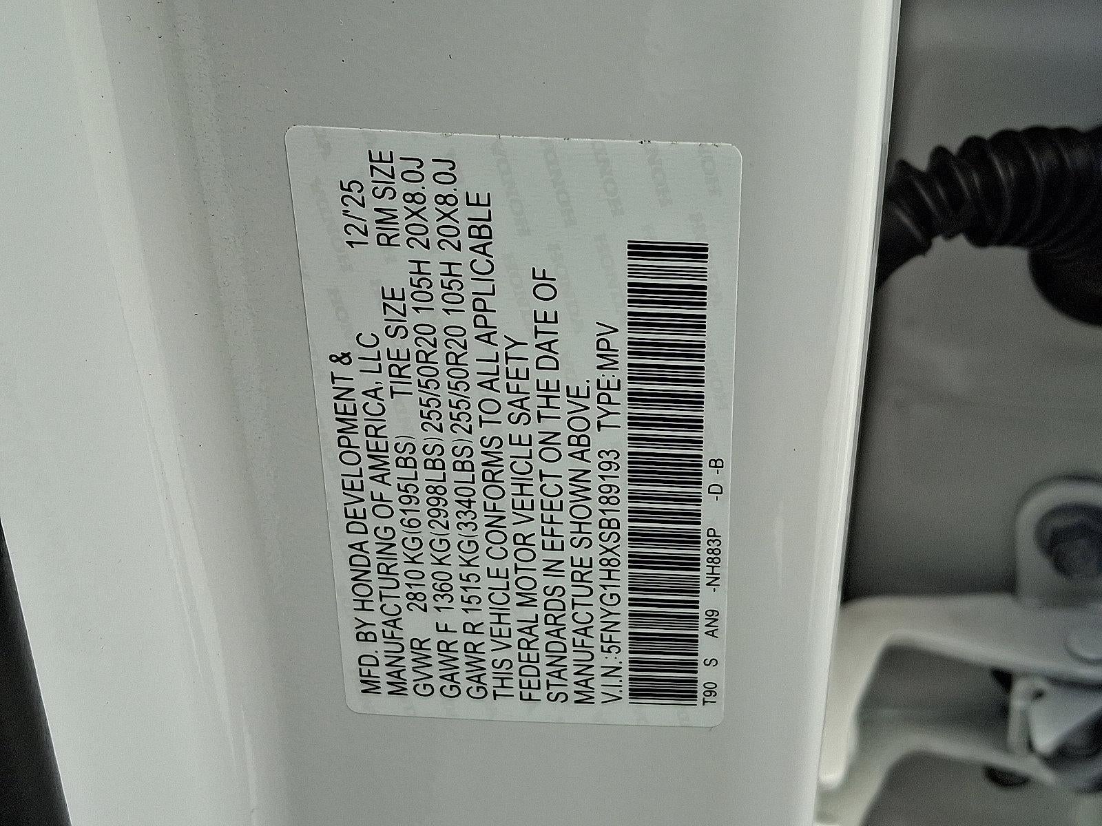 2025 Honda Pilot Elite AWD