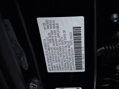 2026 Honda Ridgeline RTL AWD
