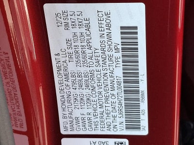 2026 Honda CR-V EX-L AWD