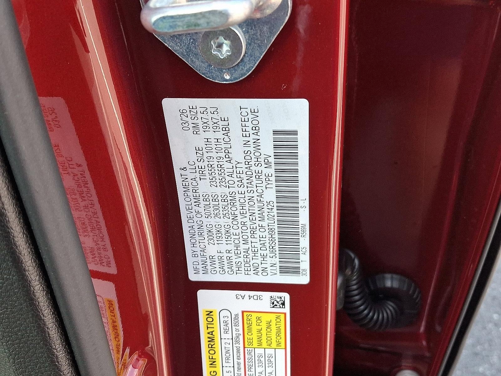 2026 Honda CR-V Hybrid Sport Touring AWD