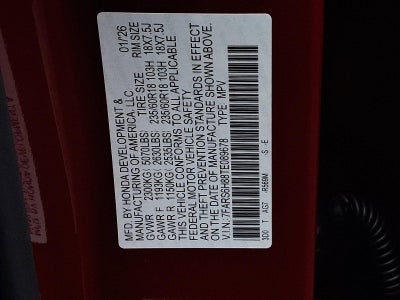 2026 Honda CR-V Hybrid Sport-L AWD