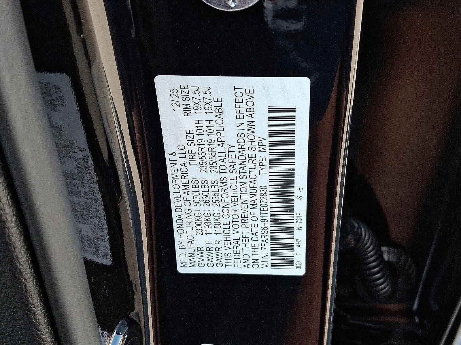 2026 Honda CR-V Hybrid Sport Touring AWD