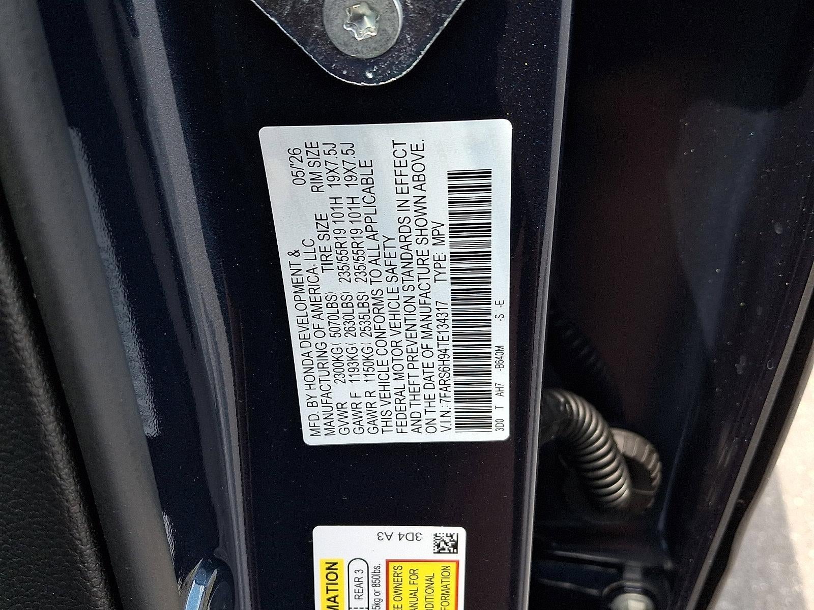 2026 Honda CR-V Hybrid Sport Touring AWD