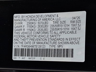 2026 Honda CR-V Hybrid Sport Touring AWD