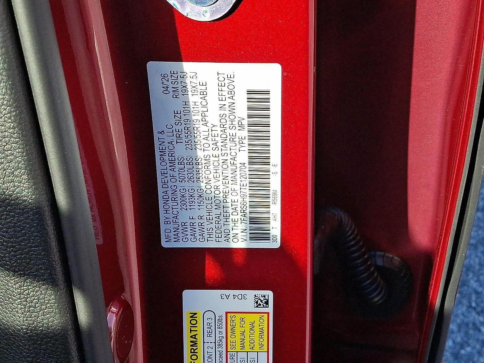 2026 Honda CR-V Hybrid Sport Touring AWD