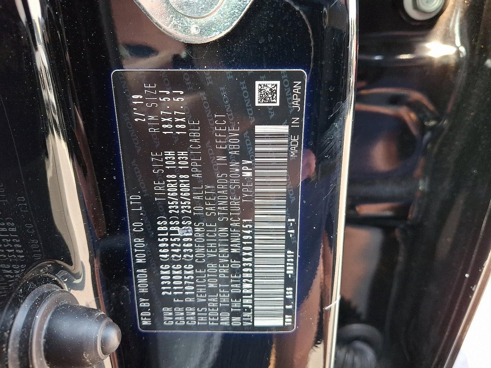 2019 Honda CR-V Touring AWD