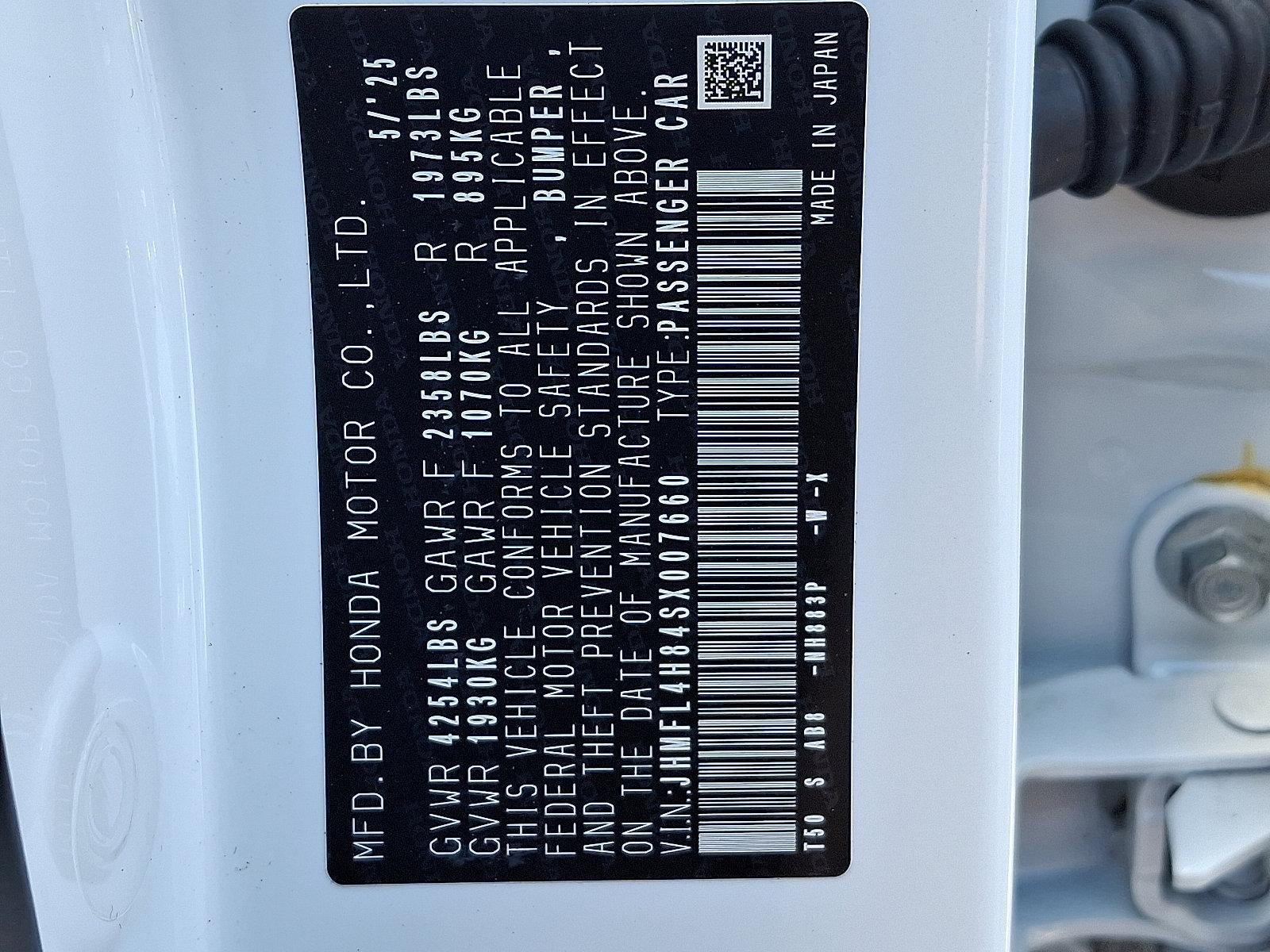 2025 Honda Civic Hatchback Hybrid Sport CVT