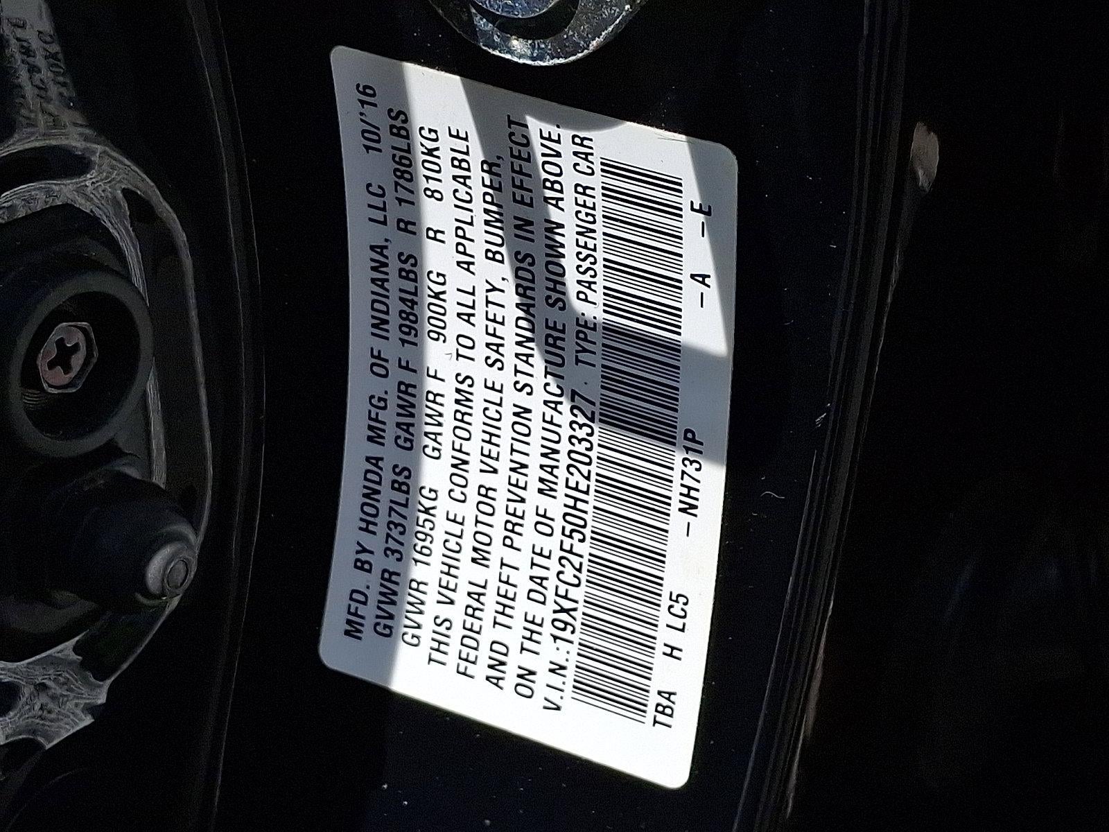 2017 Honda Civic Sedan LX CVT