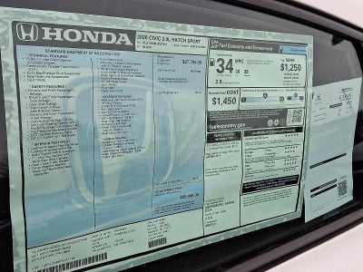 2026 Honda Civic Hatchback Sport CVT