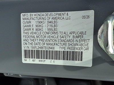 2026 Honda Civic Hatchback Sport CVT