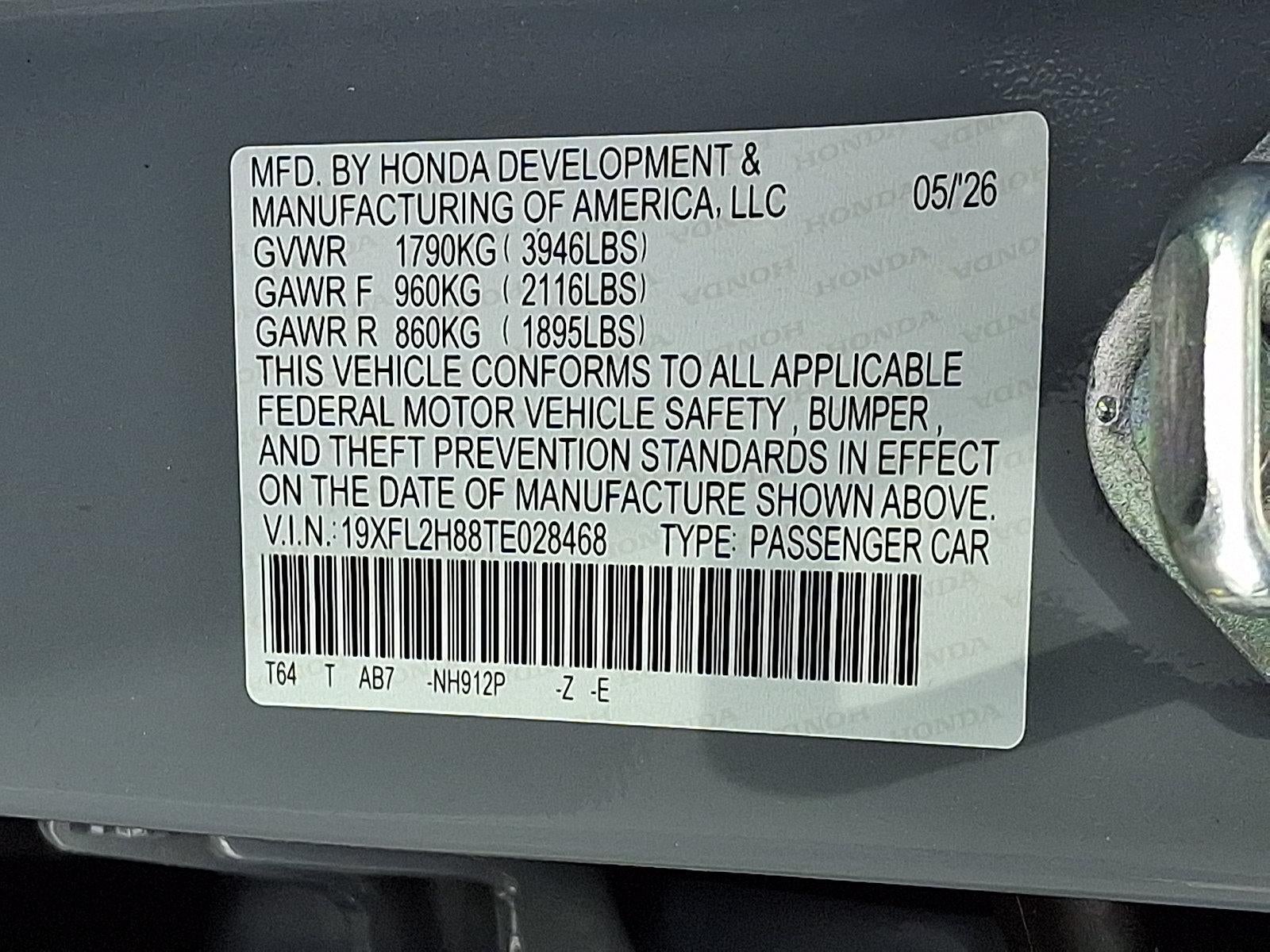 2026 Honda Civic Hatchback Sport CVT