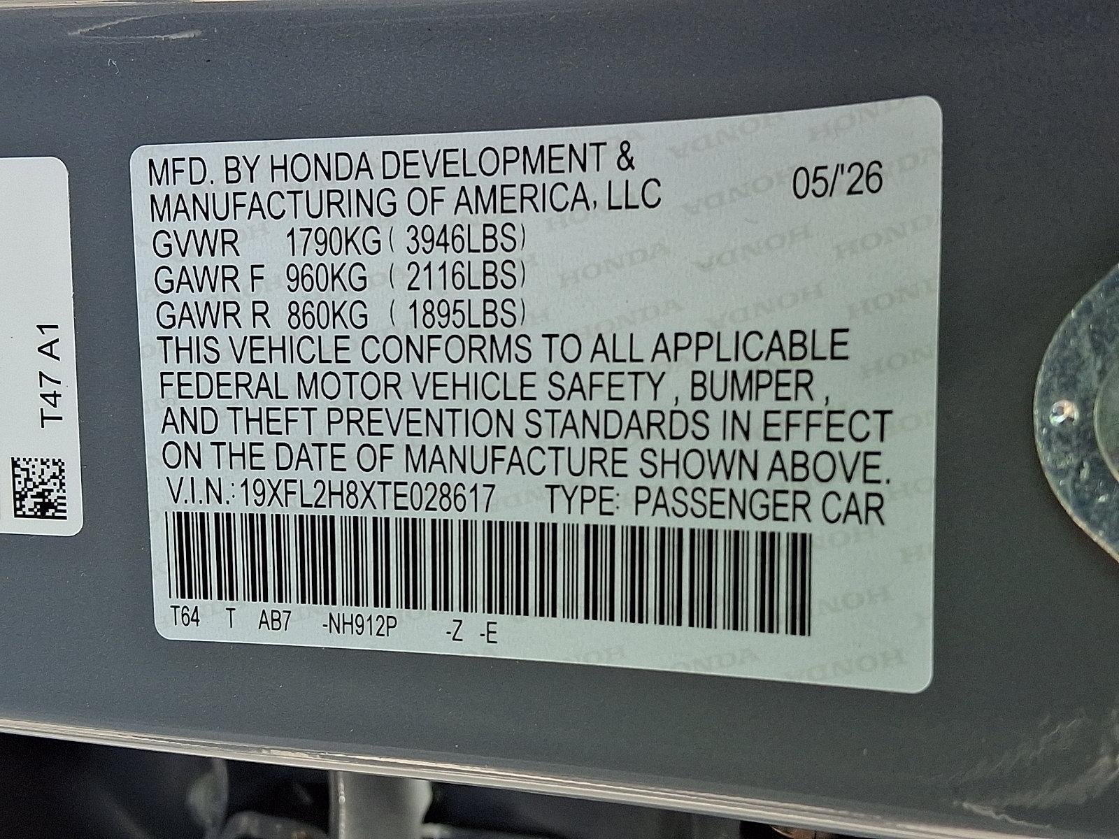2026 Honda Civic Hatchback Sport CVT
