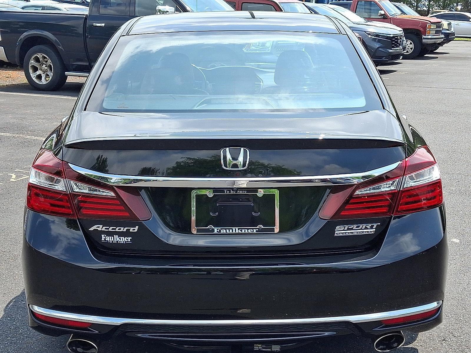 2017 Honda Accord Sedan Sport SE CVT