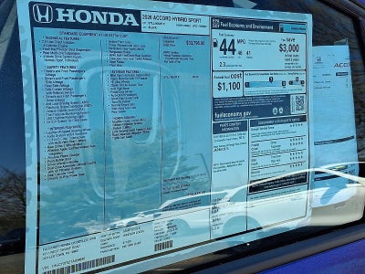 2026 Honda Accord Hybrid Sport Sedan