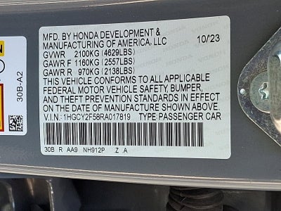2024 Honda Accord Hybrid Sport Sedan