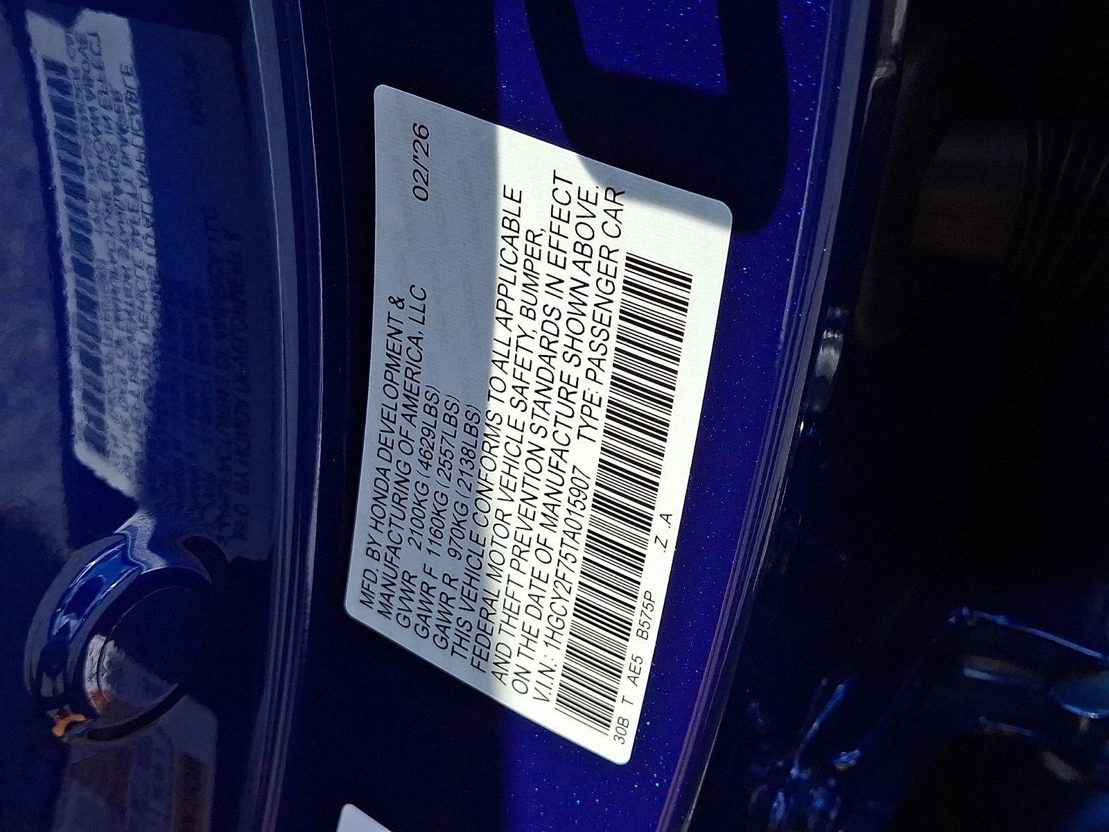 2026 Honda Accord Hybrid Sport-L Sedan