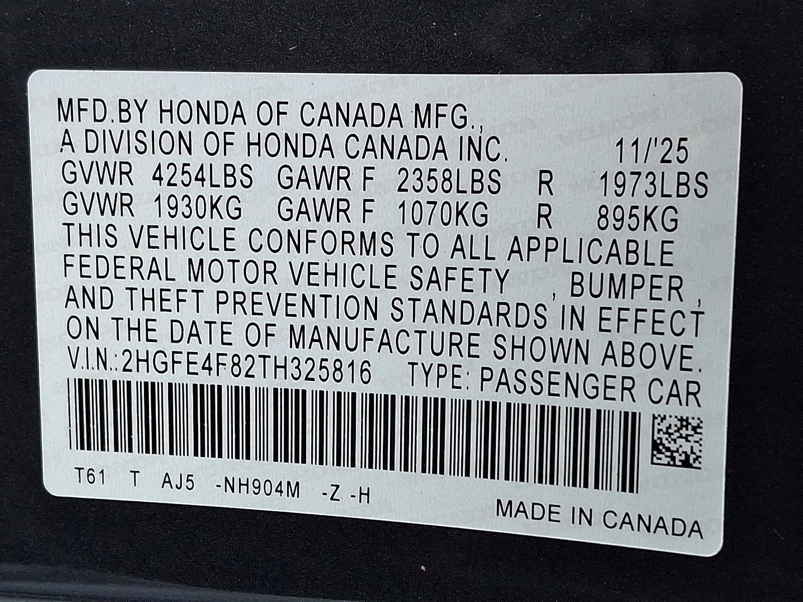 2026 Honda Civic Sedan Hybrid Sport CVT