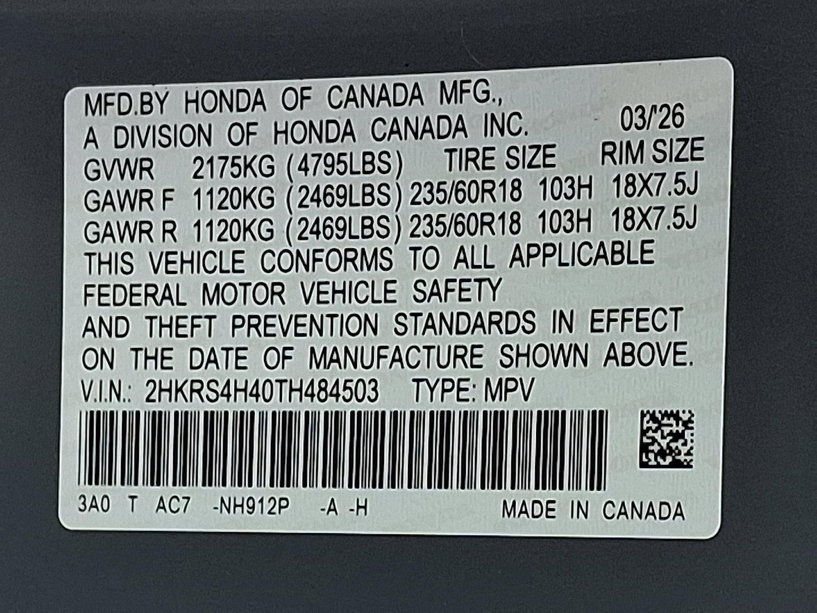2026 Honda CR-V EX AWD